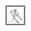 Picture of Hockey Sketch  _GroupedProduct_Square_Mini_ _GroupedProduct_Square_Framed_Matted_