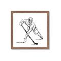 Picture of Hockey Sketch  _GroupedProduct_Square_Mini_ _GroupedProduct_Square_Framed_Matted_