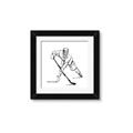 Picture of Hockey Sketch  _GroupedProduct_Square_Mini_ _GroupedProduct_Square_Framed_Matted_