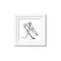 Picture of Hockey Sketch  _GroupedProduct_Square_Mini_ _GroupedProduct_Square_Framed_Matted_