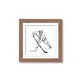 Picture of Hockey Sketch  _GroupedProduct_Square_Mini_ _GroupedProduct_Square_Framed_Matted_