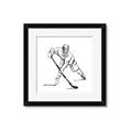 Picture of Hockey Sketch  _GroupedProduct_Square_Mini_ _GroupedProduct_Square_Framed_Matted_