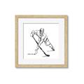 Picture of Hockey Sketch  _GroupedProduct_Square_Mini_ _GroupedProduct_Square_Framed_Matted_