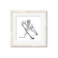 Picture of Hockey Sketch  _GroupedProduct_Square_Mini_ _GroupedProduct_Square_Framed_Matted_