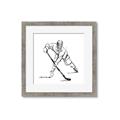 Picture of Hockey Sketch  _GroupedProduct_Square_Mini_ _GroupedProduct_Square_Framed_Matted_