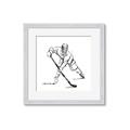 Picture of Hockey Sketch  _GroupedProduct_Square_Mini_ _GroupedProduct_Square_Framed_Matted_