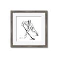 Picture of Hockey Sketch  _GroupedProduct_Square_Mini_ _GroupedProduct_Square_Framed_Matted_