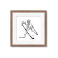 Picture of Hockey Sketch  _GroupedProduct_Square_Mini_ _GroupedProduct_Square_Framed_Matted_