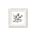 Picture of Goalie Sketch  _GroupedProduct_Square_Mini_ _GroupedProduct_Square_Framed_Matted_