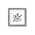 Picture of Goalie Sketch  _GroupedProduct_Square_Mini_ _GroupedProduct_Square_Framed_Matted_