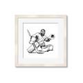 Picture of Goalie Sketch  _GroupedProduct_Square_Mini_ _GroupedProduct_Square_Framed_Matted_