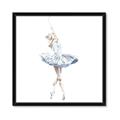 Picture of Ballerina Blue Dress _GroupedProduct_Square_Mini_ _GroupedProduct_Square_Framed_Matted_