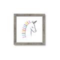 Picture of Pretty Unicorn _GroupedProduct_Square_Mini_ _GroupedProduct_Square_Framed_Matted_