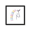 Picture of Pretty Unicorn _GroupedProduct_Square_Mini_ _GroupedProduct_Square_Framed_Matted_