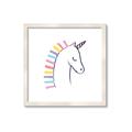 Picture of Pretty Unicorn _GroupedProduct_Square_Mini_ _GroupedProduct_Square_Framed_Matted_