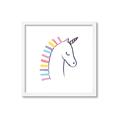 Picture of Pretty Unicorn _GroupedProduct_Square_Mini_ _GroupedProduct_Square_Framed_Matted_
