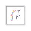 Picture of Pretty Unicorn _GroupedProduct_Square_Mini_ _GroupedProduct_Square_Framed_Matted_