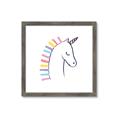 Picture of Pretty Unicorn _GroupedProduct_Square_Mini_ _GroupedProduct_Square_Framed_Matted_