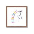 Picture of Pretty Unicorn _GroupedProduct_Square_Mini_ _GroupedProduct_Square_Framed_Matted_