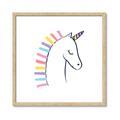 Picture of Pretty Unicorn _GroupedProduct_Square_Mini_ _GroupedProduct_Square_Framed_Matted_