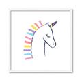 Picture of Pretty Unicorn _GroupedProduct_Square_Mini_ _GroupedProduct_Square_Framed_Matted_