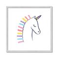 Picture of Pretty Unicorn _GroupedProduct_Square_Mini_ _GroupedProduct_Square_Framed_Matted_
