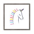 Picture of Pretty Unicorn _GroupedProduct_Square_Mini_ _GroupedProduct_Square_Framed_Matted_