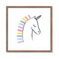 Picture of Pretty Unicorn _GroupedProduct_Square_Mini_ _GroupedProduct_Square_Framed_Matted_