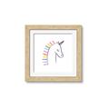 Picture of Pretty Unicorn _GroupedProduct_Square_Mini_ _GroupedProduct_Square_Framed_Matted_