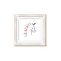 Picture of Pretty Unicorn _GroupedProduct_Square_Mini_ _GroupedProduct_Square_Framed_Matted_