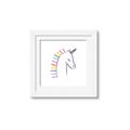 Picture of Pretty Unicorn _GroupedProduct_Square_Mini_ _GroupedProduct_Square_Framed_Matted_