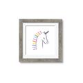 Picture of Pretty Unicorn _GroupedProduct_Square_Mini_ _GroupedProduct_Square_Framed_Matted_