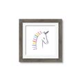 Picture of Pretty Unicorn _GroupedProduct_Square_Mini_ _GroupedProduct_Square_Framed_Matted_