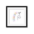 Picture of Pretty Unicorn _GroupedProduct_Square_Mini_ _GroupedProduct_Square_Framed_Matted_