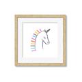 Picture of Pretty Unicorn _GroupedProduct_Square_Mini_ _GroupedProduct_Square_Framed_Matted_