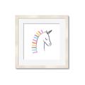 Picture of Pretty Unicorn _GroupedProduct_Square_Mini_ _GroupedProduct_Square_Framed_Matted_