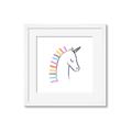 Picture of Pretty Unicorn _GroupedProduct_Square_Mini_ _GroupedProduct_Square_Framed_Matted_