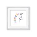 Picture of Pretty Unicorn _GroupedProduct_Square_Mini_ _GroupedProduct_Square_Framed_Matted_