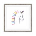 Picture of Pretty Unicorn _GroupedProduct_Square_Mini_ _GroupedProduct_Square_Framed_Matted_