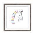 Picture of Pretty Unicorn _GroupedProduct_Square_Mini_ _GroupedProduct_Square_Framed_Matted_