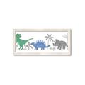 Picture of Tropical Dinos _GroupedProduct_Panel_Landscape_Mini_ _GroupedProduct_Panel_Landscape_Framed_Matted_