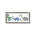 Picture of Tropical Dinos _GroupedProduct_Panel_Landscape_Mini_ _GroupedProduct_Panel_Landscape_Framed_Matted_
