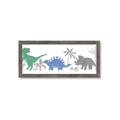 Picture of Tropical Dinos _GroupedProduct_Panel_Landscape_Mini_ _GroupedProduct_Panel_Landscape_Framed_Matted_