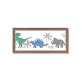 Picture of Tropical Dinos _GroupedProduct_Panel_Landscape_Mini_ _GroupedProduct_Panel_Landscape_Framed_Matted_