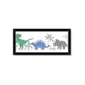 Picture of Tropical Dinos _GroupedProduct_Panel_Landscape_Mini_ _GroupedProduct_Panel_Landscape_Framed_Matted_