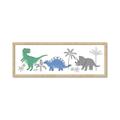 Picture of Tropical Dinos _GroupedProduct_Panel_Landscape_Mini_ _GroupedProduct_Panel_Landscape_Framed_Matted_