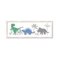 Picture of Tropical Dinos _GroupedProduct_Panel_Landscape_Mini_ _GroupedProduct_Panel_Landscape_Framed_Matted_
