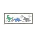 Picture of Tropical Dinos _GroupedProduct_Panel_Landscape_Mini_ _GroupedProduct_Panel_Landscape_Framed_Matted_