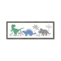 Picture of Tropical Dinos _GroupedProduct_Panel_Landscape_Mini_ _GroupedProduct_Panel_Landscape_Framed_Matted_