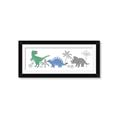 Picture of Tropical Dinos _GroupedProduct_Panel_Landscape_Mini_ _GroupedProduct_Panel_Landscape_Framed_Matted_